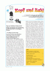 Minibild: Journal 'Kopf und Zahl', 12. Ausgabe